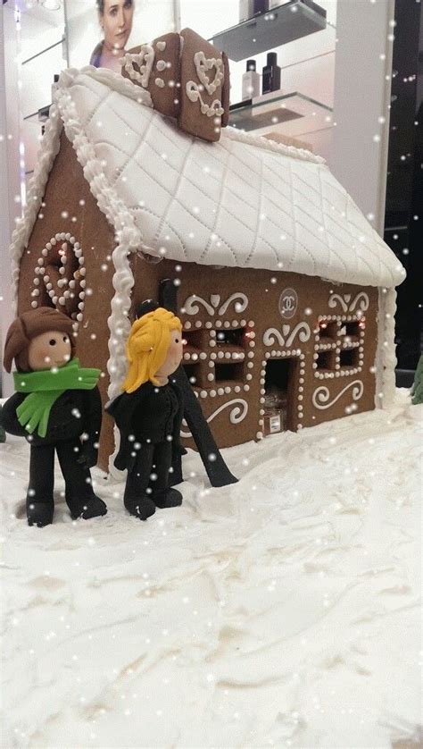 chanel gingerbread house|Chanel’s Gingerbread house with a special guest .